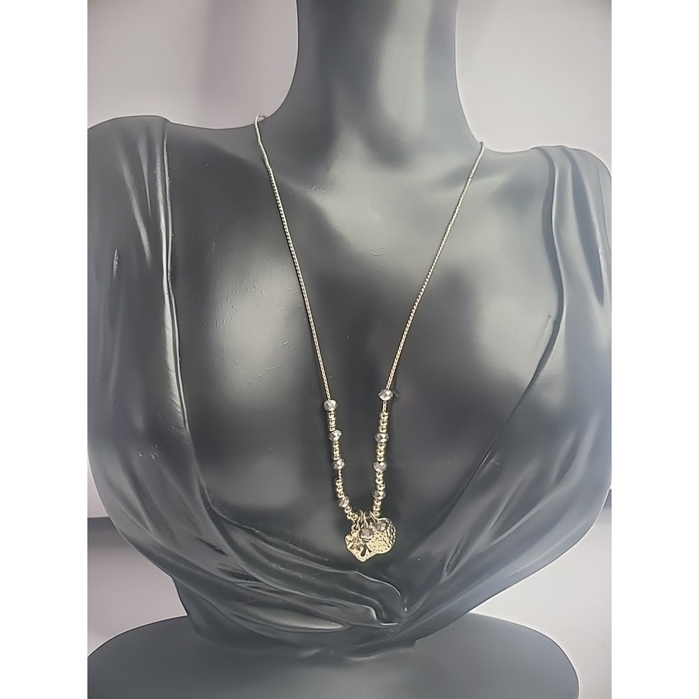 Vintage Steve Madden Gold Tone Beaded Necklace Jewelry Costume